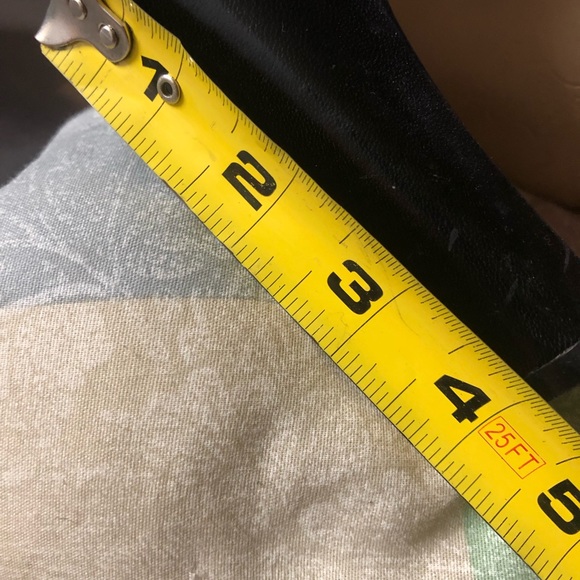 Strappy Mona Spaña black size 9 leather upper chunky heels - Picture 11 of 13